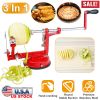 3 In1 Manual Rotation Apple/Potato Corer Slicer Peeler With Suction Base