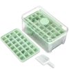 Easy Release Stackable Ice Cube Tray With Lid and Scoop