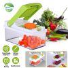 Stainless Steel Food Chopper Set w/3 Blades