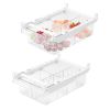 2Pcs Refrigerator Snap On Hanging Space Saving Pull Out Organizer