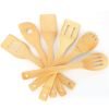 6Pcs Nonstick Bamboo Spoons Spatula Utensil Set