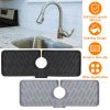 Silicone Kitchen Sink Faucet Splash Guard Draining Pad Behind Faucet Drying Mat for Countertop