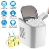 Electric Countertop Ice Maker with Ice Scoop And Basket