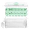 Easy Release Stackable Ice Cube Tray With Lid and Scoop