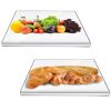 Clear Non-Slip Acrylic Kitchen Cutting Board with Counter Lip