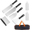 7Pcs Stainless Steel Griddle Accessories Kit