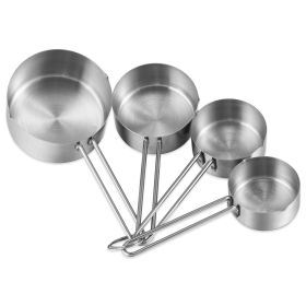 4Pcs Stackable Stainless Steel Measuring Cups Set