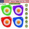 4 Pack Egg Poaching Silicone Cups