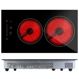 Dual Induction Burners Electric Stove Cooktop with Timer Setting