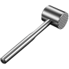 Meat Masher Tool Cube Steak Maker Meat Beater Hammer Pork Metal Hammer Meat Stainless Steel Bbq Meat Hammer