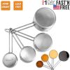 4Pcs Stackable Stainless Steel Measuring Cups Set