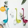 1pc Creative Dinosaur Soup Spoon; Food Grade PP Long Handle Vertical Spoon; Cooking Kitchen Cooking Mixing Spoon; Kitchen Supplies